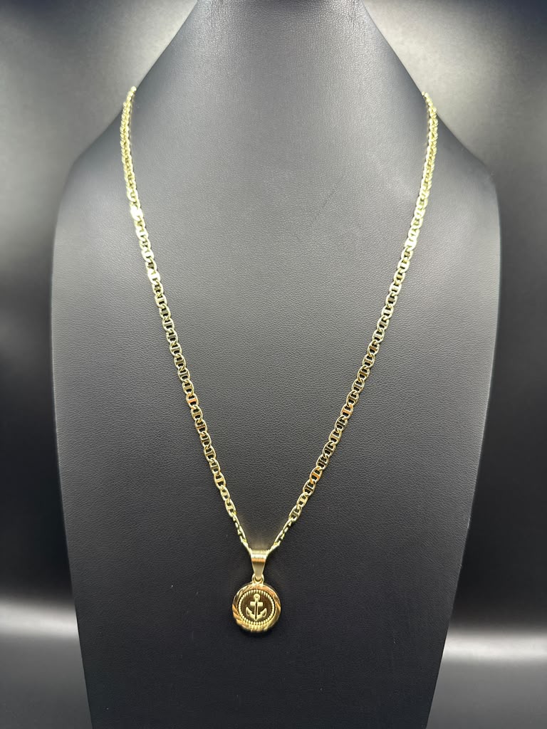 Cadena tejido marinero o Gucci plana